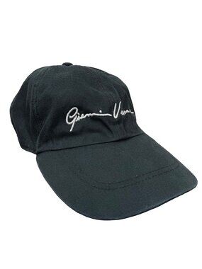 Versace Gianni Versace Signature Strap Back Unisex Hat black size 59cm